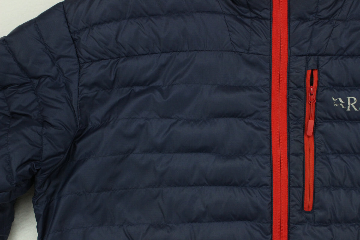 Mens Microlight Alpine Quilted Jacket Hooded Outdoor Down