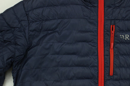 Mens Microlight Alpine Quilted Jacket Hooded Outdoor Down