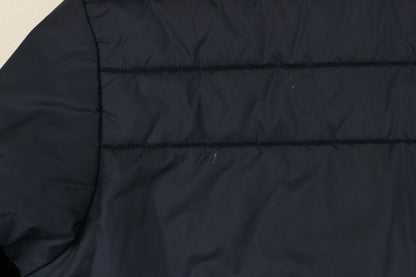 Boys Quilted Jacket Hooded Full Zip Reversible