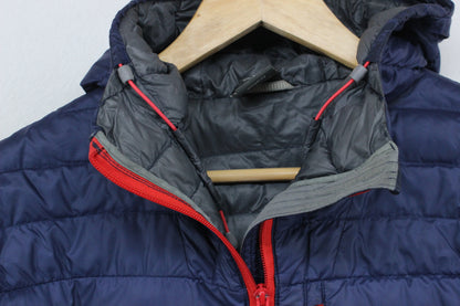Mens Microlight Alpine Quilted Jacket Hooded Outdoor Down