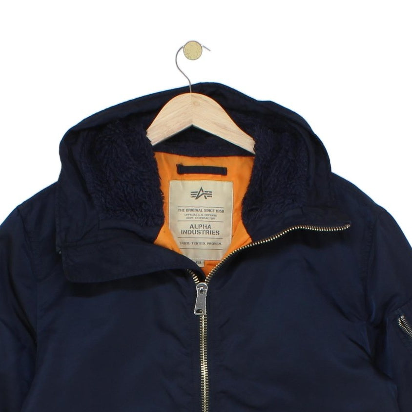 Mens Bomber Jacket Hooded Full Zip