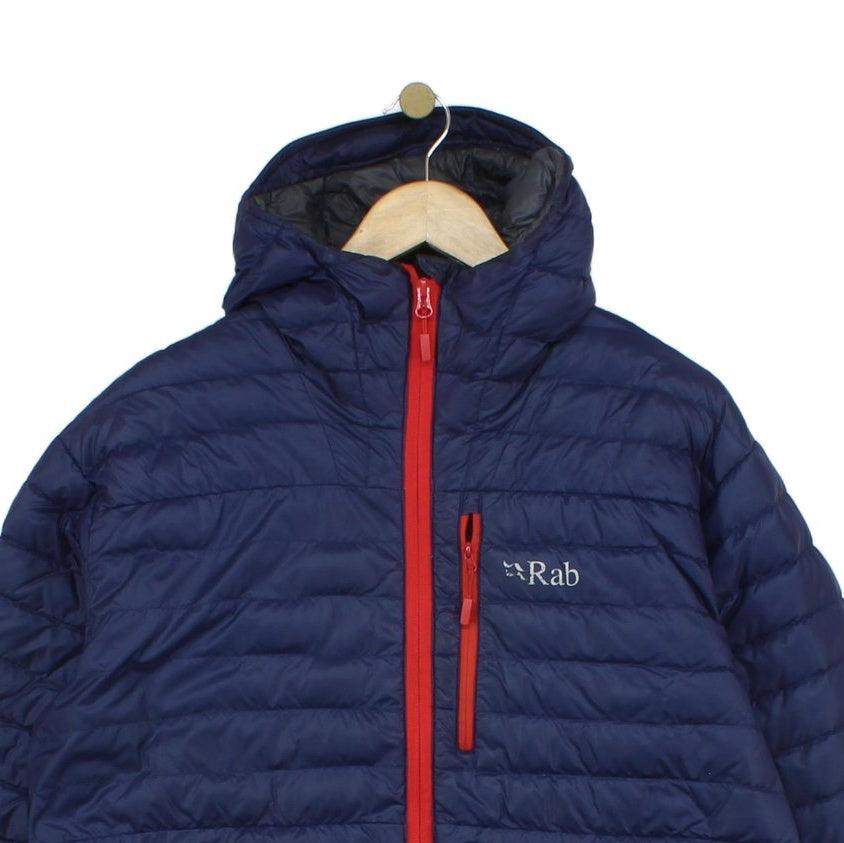 Mens Microlight Alpine Quilted Jacket Hooded Outdoor Down