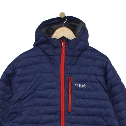 Mens Microlight Alpine Quilted Jacket Hooded Outdoor Down