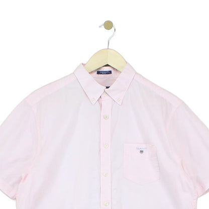 Mens Shirt Short Sleeve Button Up