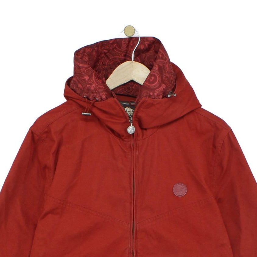 Mens Jacket Hooded Outerwear Canvas