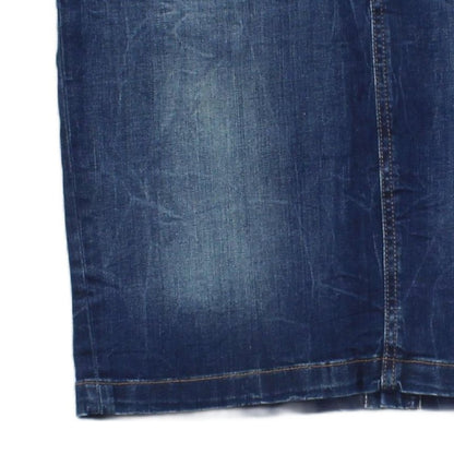 Womens Denim A-Line Skirt Stretch