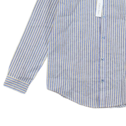 Mens Striped Shirt Slim Fit Lightweight