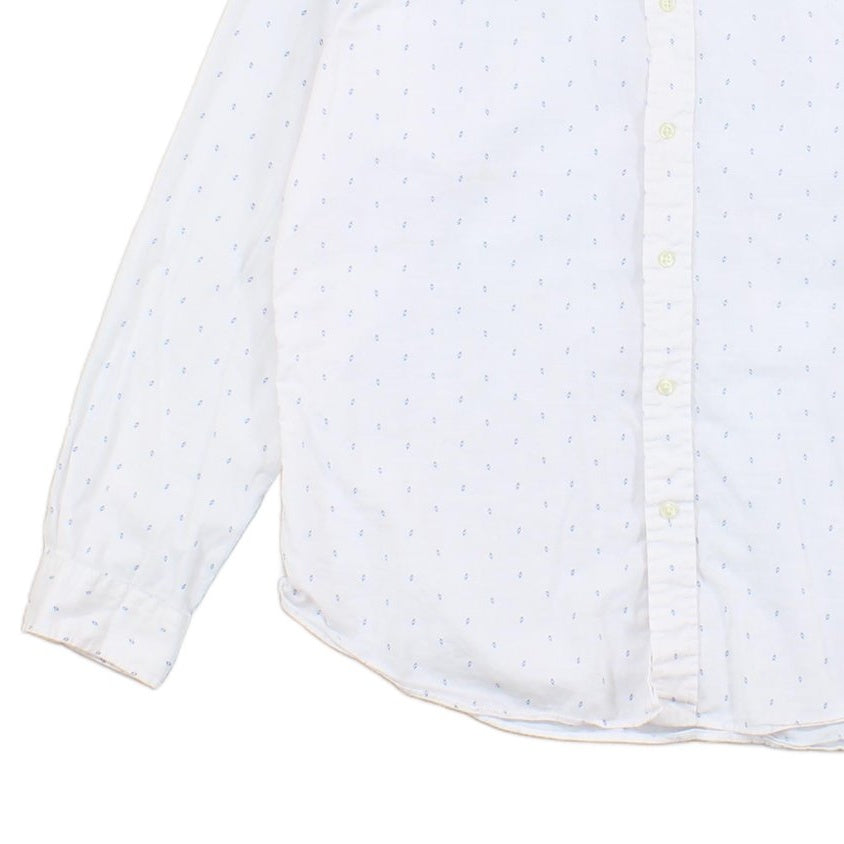 Mens Shirt Slim Fit Button Up Long Sleeve