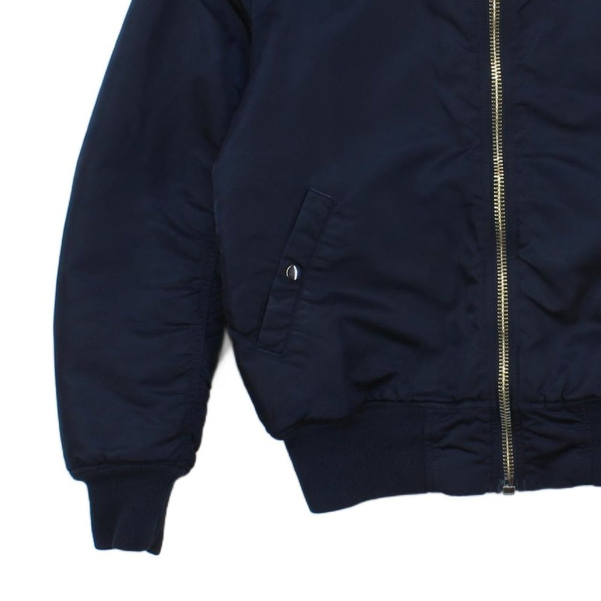 Mens Bomber Jacket Hooded Full Zip