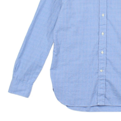 Mens Check Shirt Slim Fit Button Up Classic