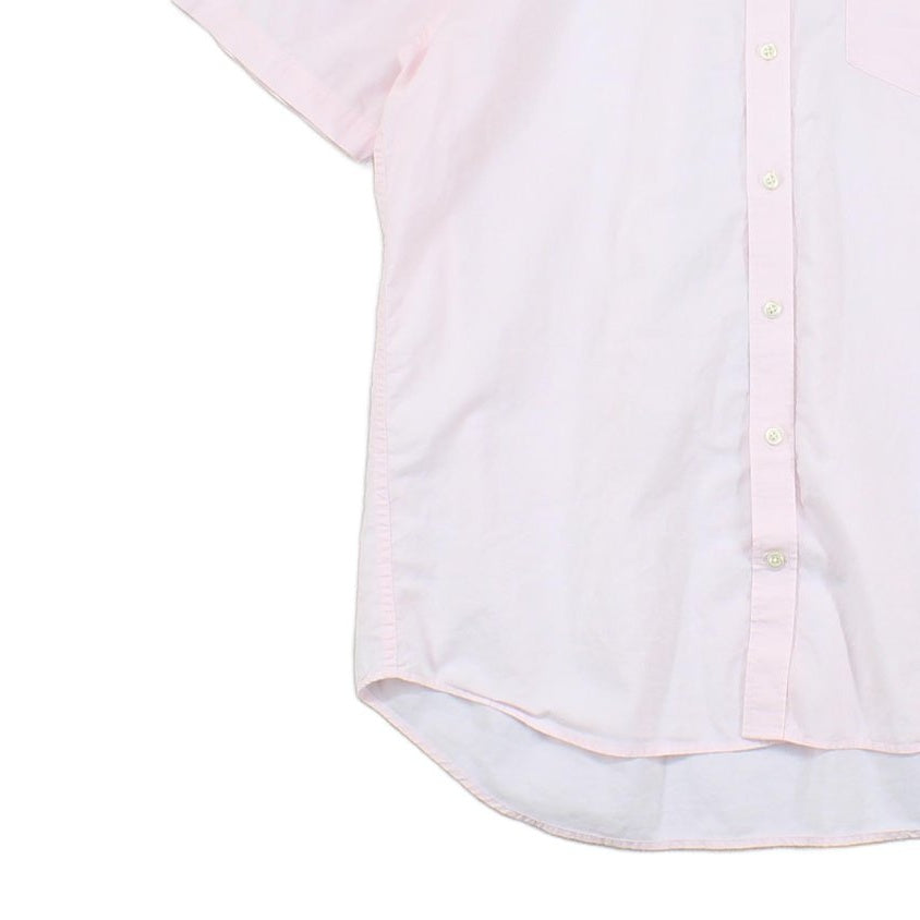 Mens Shirt Short Sleeve Button Up