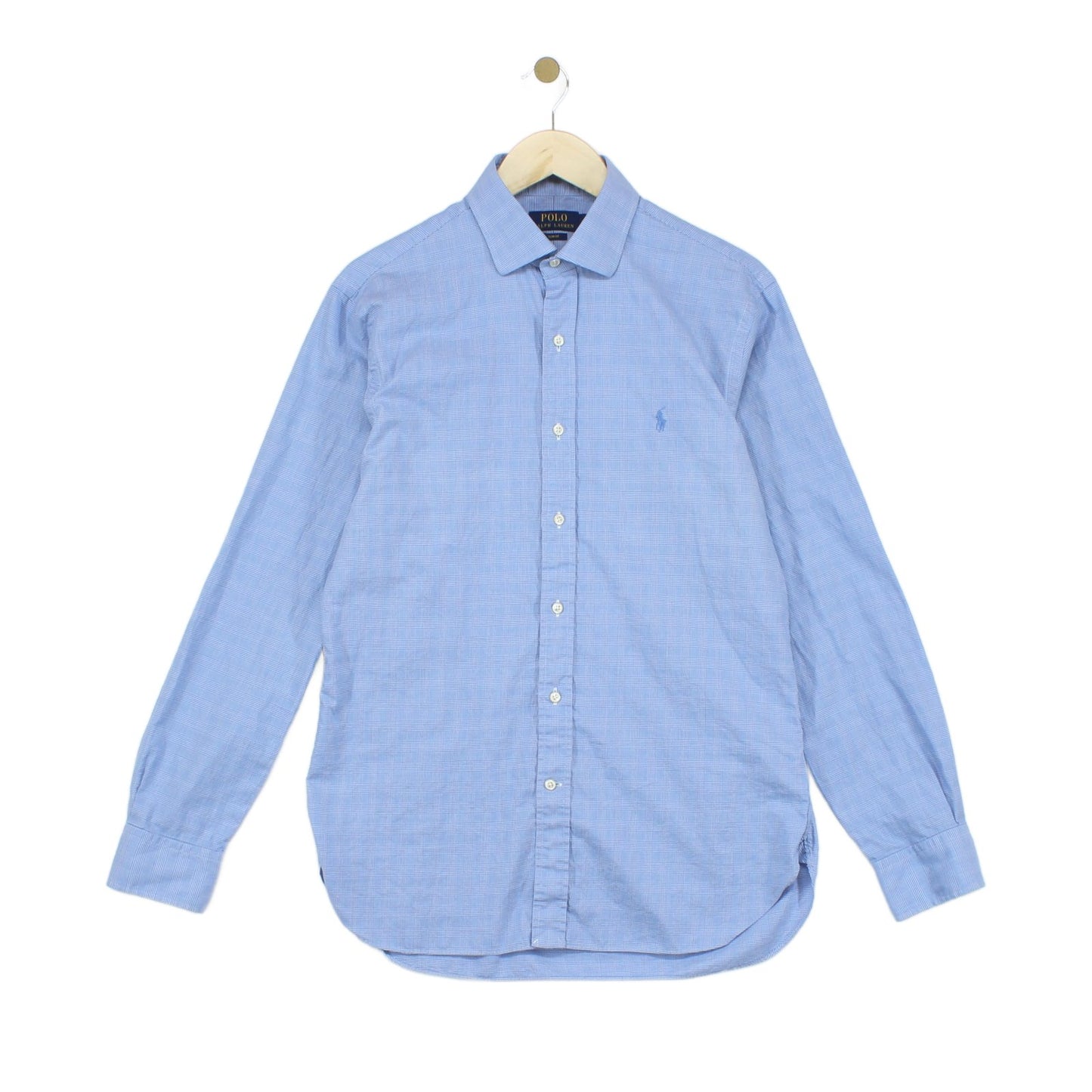 Mens Check Shirt Slim Fit Button Up Classic