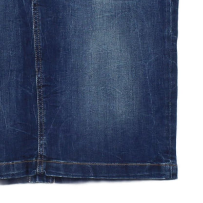 Womens Denim A-Line Skirt Stretch