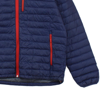 Mens Microlight Alpine Quilted Jacket Hooded Outdoor Down