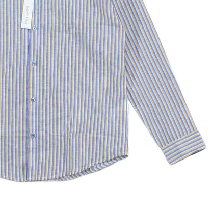 Mens Striped Shirt Slim Fit Lightweight
