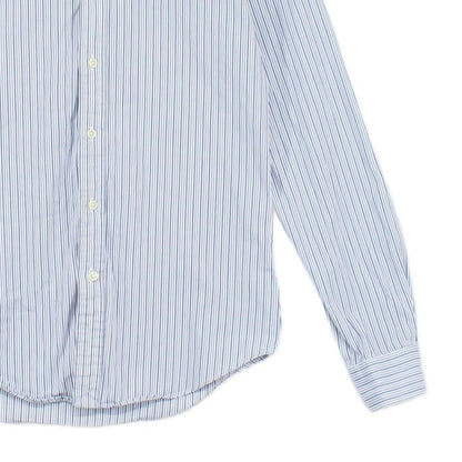 Mens Striped Shirt Slim Fit Button Up