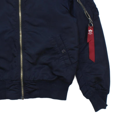 Mens Bomber Jacket Hooded Full Zip