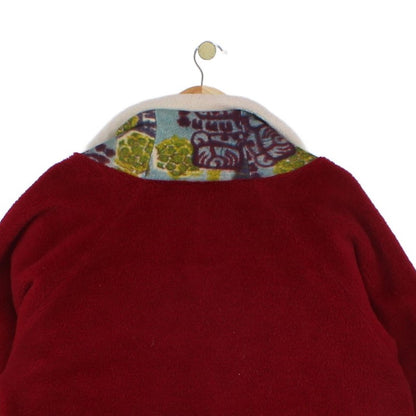 Mens Sherpa Fleece Jacket Full Zip Patterned