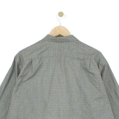 Mens Check Shirt Classic Long Sleeve