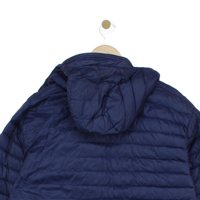 Mens Microlight Alpine Quilted Jacket Hooded Outdoor Down