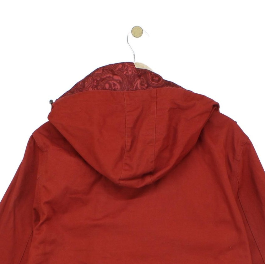 Mens Jacket Hooded Outerwear Canvas