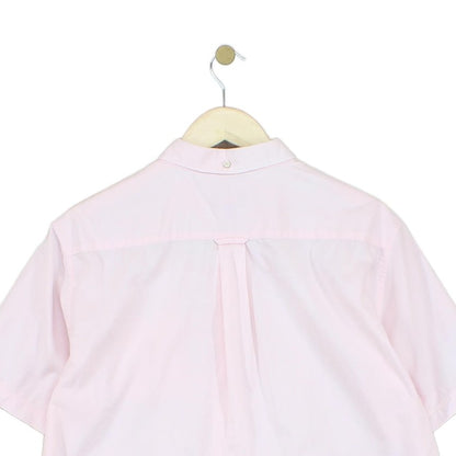 Mens Shirt Short Sleeve Button Up