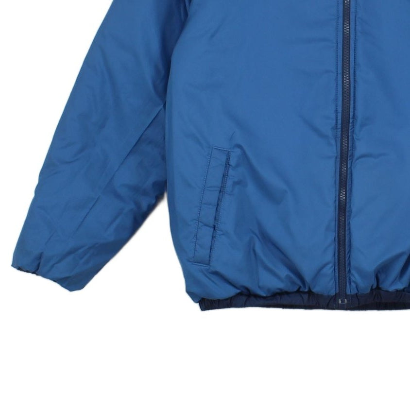 Boys Quilted Jacket Hooded Full Zip Reversible