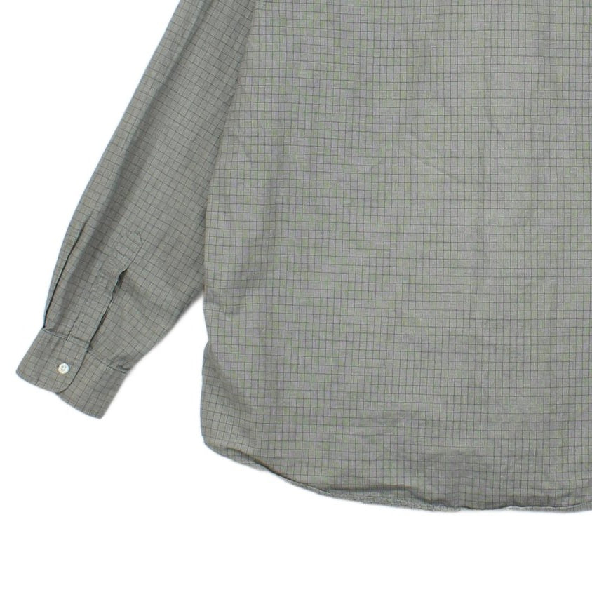Mens Check Shirt Classic Long Sleeve