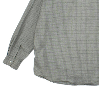 Mens Check Shirt Classic Long Sleeve
