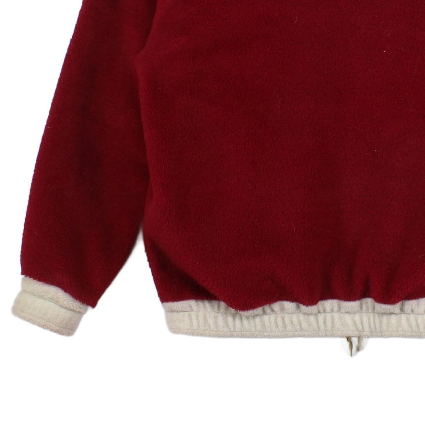 Mens Sherpa Fleece Jacket Full Zip Patterned