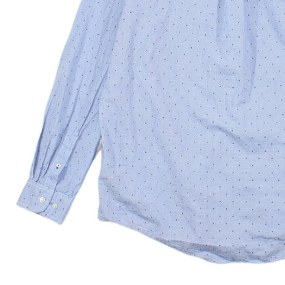 Mens Dotted Shirt Long Sleeve Check