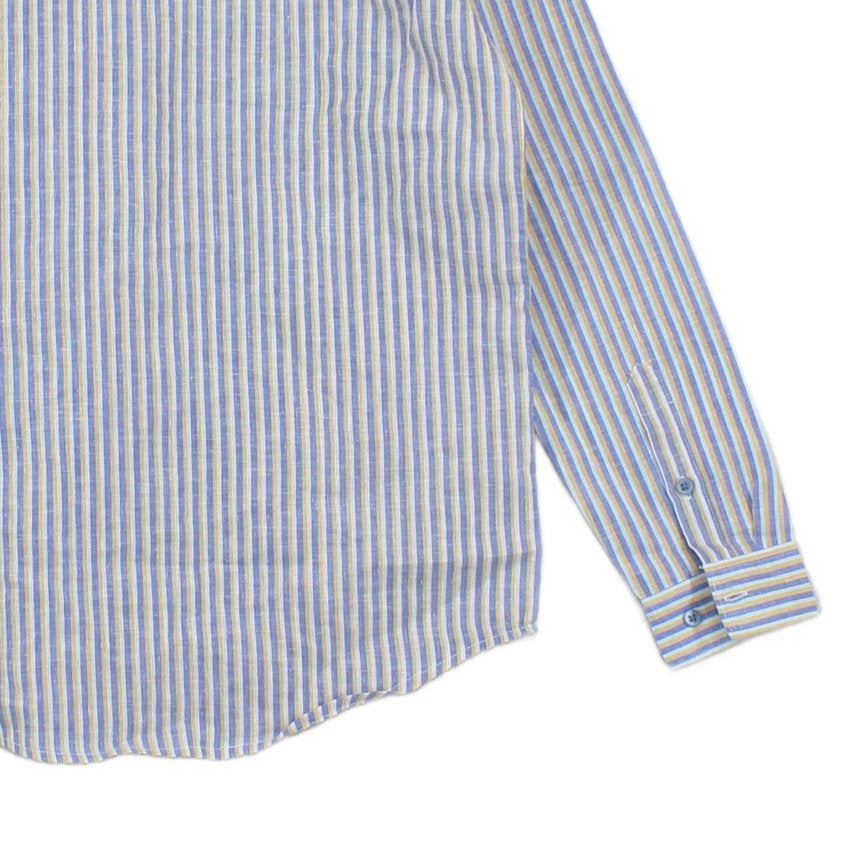 Mens Striped Shirt Slim Fit Lightweight
