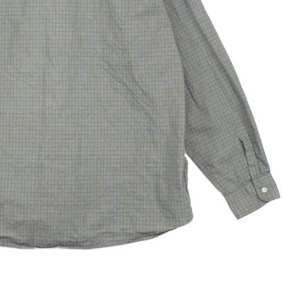 Mens Check Shirt Classic Long Sleeve