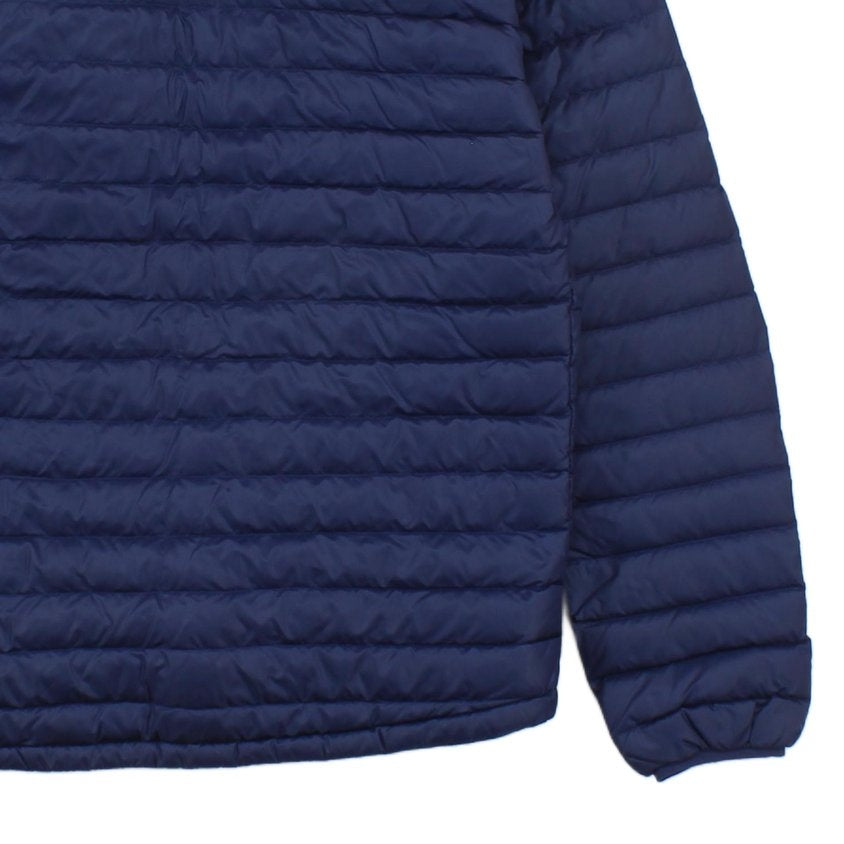 Mens Microlight Alpine Quilted Jacket Hooded Outdoor Down