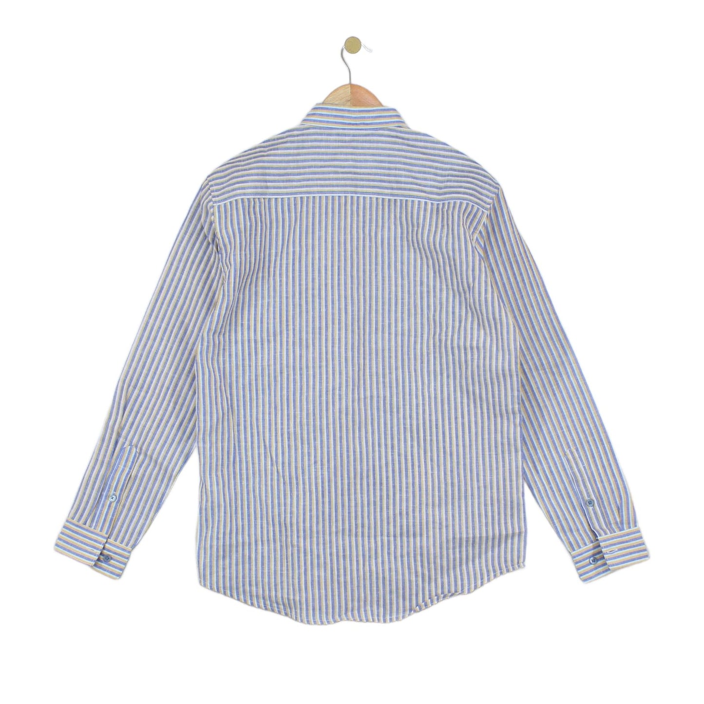 Mens Striped Shirt Slim Fit Lightweight