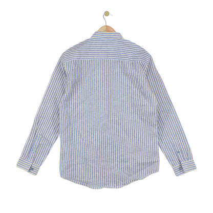 Mens Striped Shirt Slim Fit Lightweight