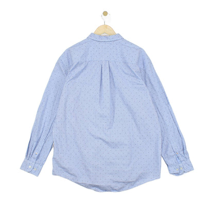 Mens Dotted Shirt Long Sleeve Check