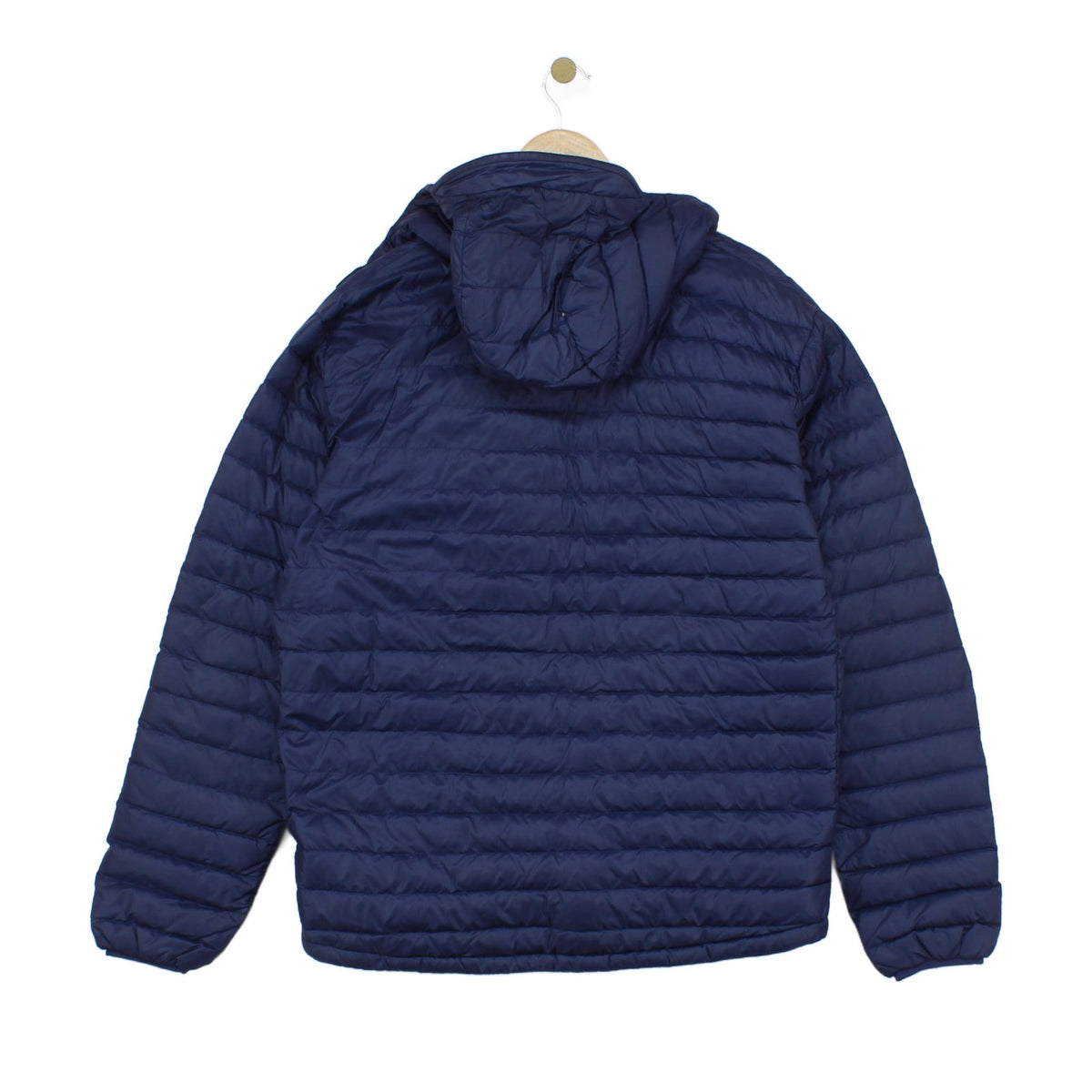 Mens Microlight Alpine Quilted Jacket Hooded Outdoor Down