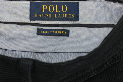 Mens Corduroy Trousers Stretch Slim Fit