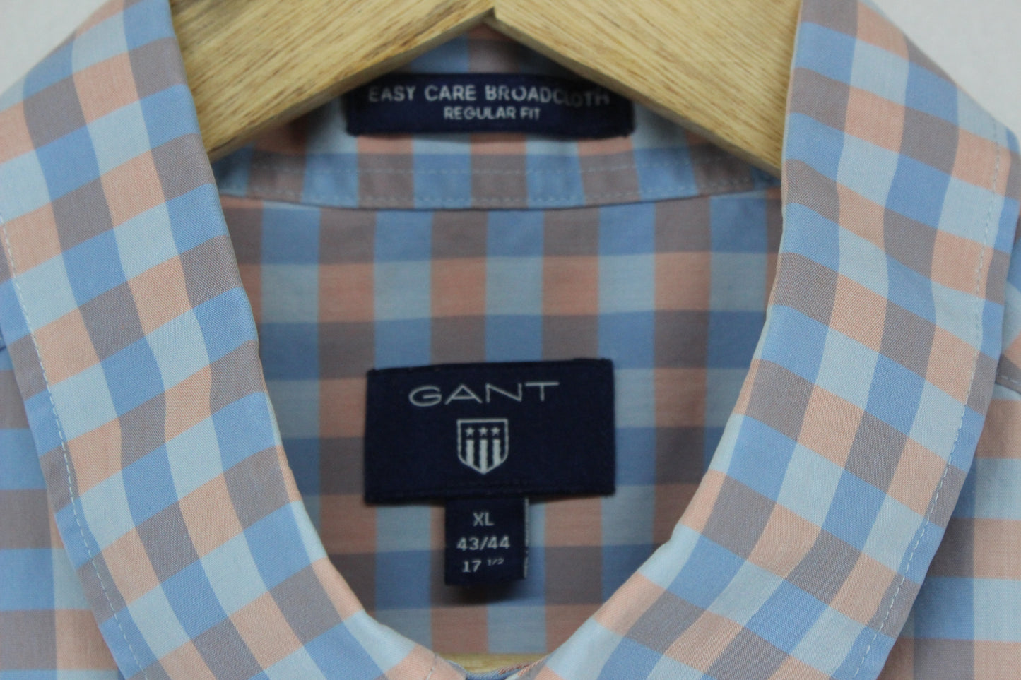 Mens Check Shirt Button Up Long Sleeve