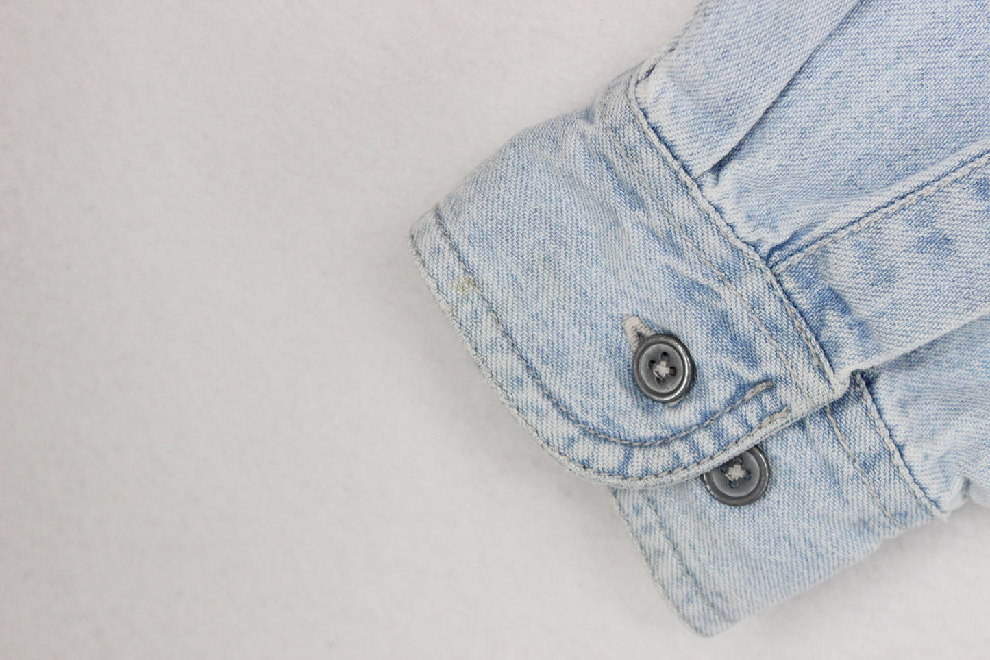 Mens Denim Shirt Long Sleeve Button Up