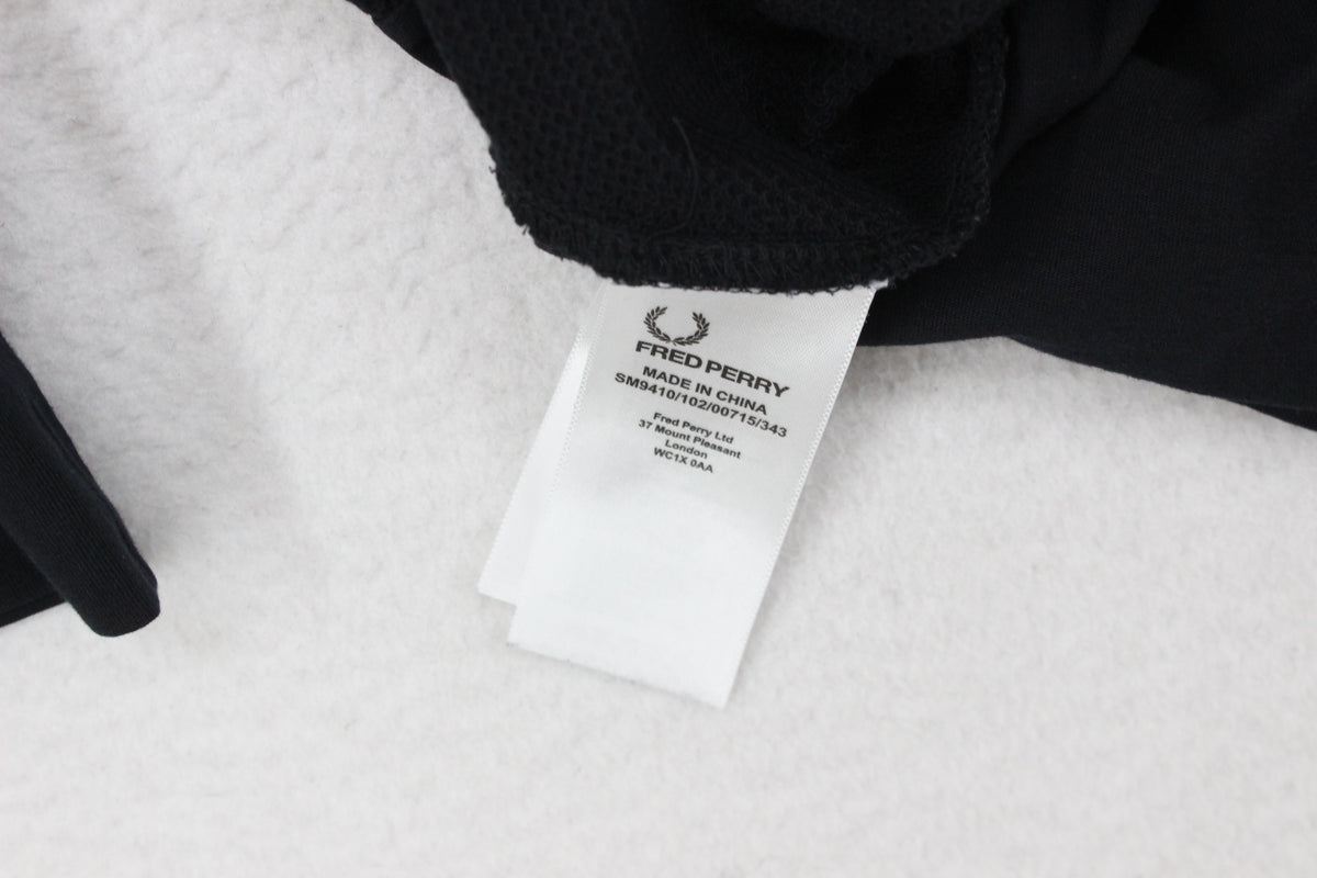 Mens T-Shirt Long Sleeve Logo Knit Cotton