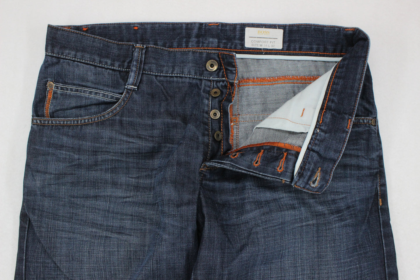 Mens Jeans Comfort Fit Denim