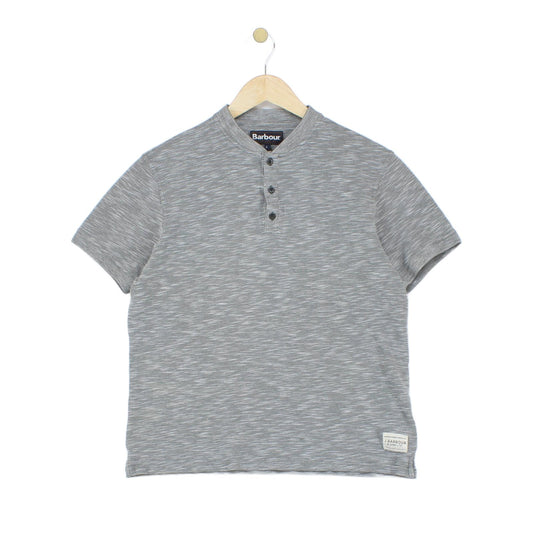 Mens Polo Shirt Short Sleeve Grandad Collar