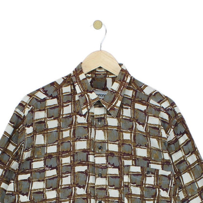 Mens Abstract Shirt Long Sleeve