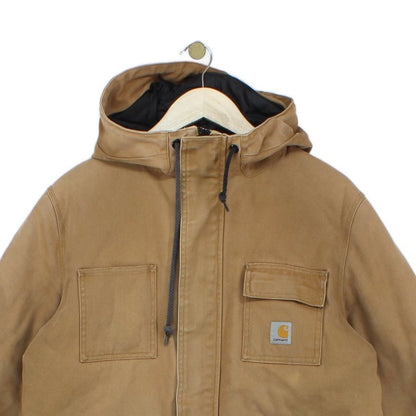 Mens Workwear Jacket Full Zip Hooded Cotton
