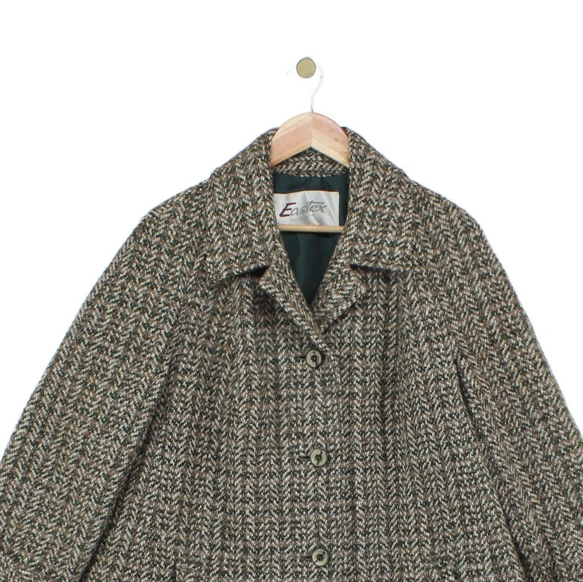 Womens Overcoat Uk Made Wool Blend