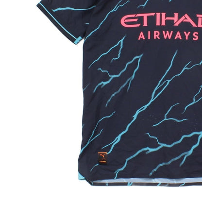 Mens Manchester City 2023-24 Football Shirt 3Rd Kit Player Issue