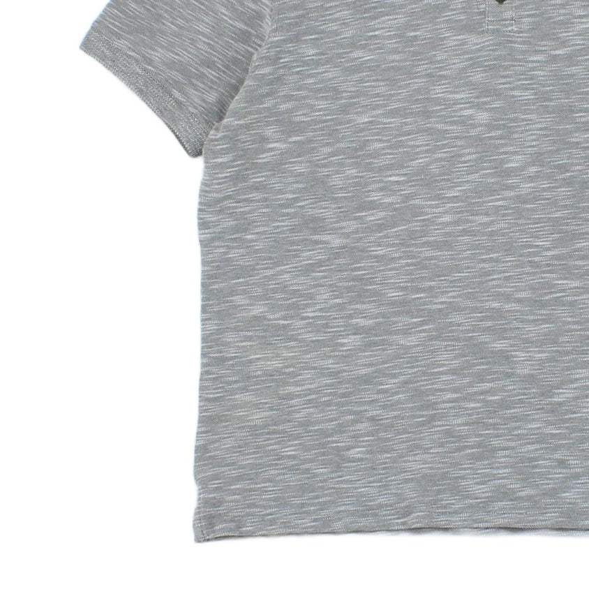 Mens Polo Shirt Short Sleeve Grandad Collar