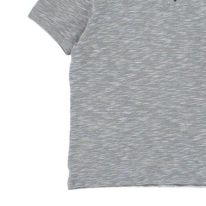 Mens Polo Shirt Short Sleeve Grandad Collar